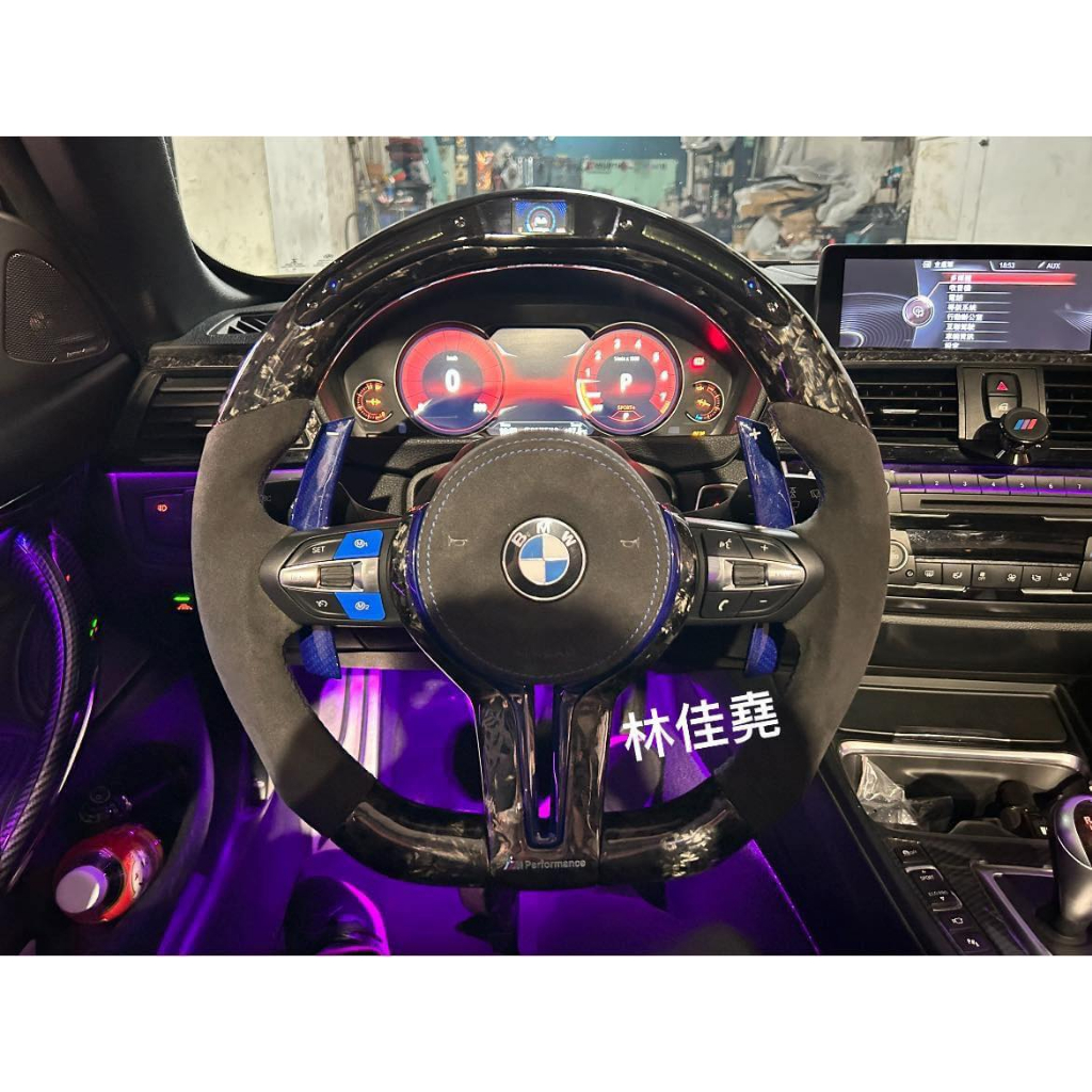 寶馬 BMW F32 鍛造碳纖維超轉燈方向盤 420碳纖方向盤 428超轉燈方向盤 435變形蟲方向盤