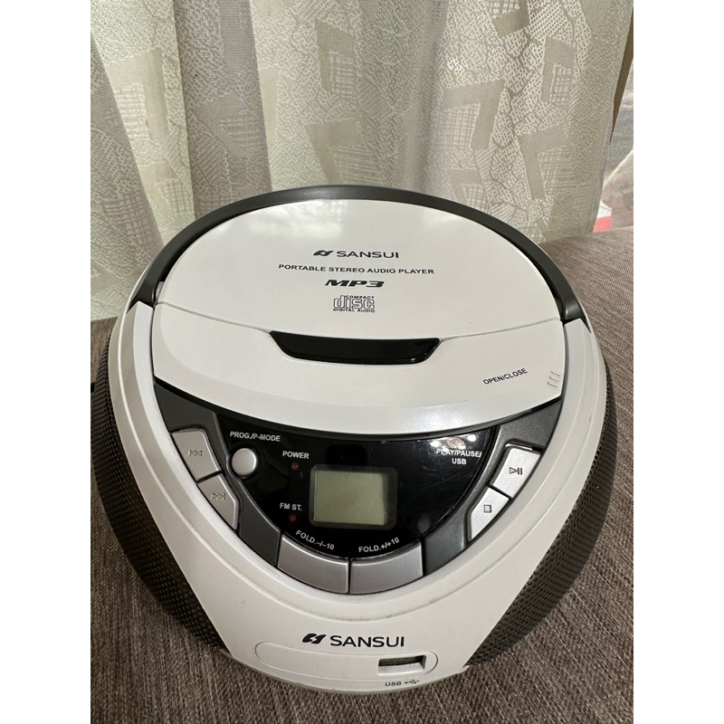 （近90%新）SANSUI(山水SB-86N)手提收音機+CD+MP3+USB音響