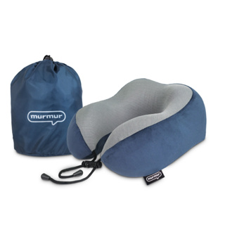 【murmur官方】 收納旅行舒壓護頸枕【絨毛-莫蘭迪藍】旅行收納 頸枕 旅行枕
