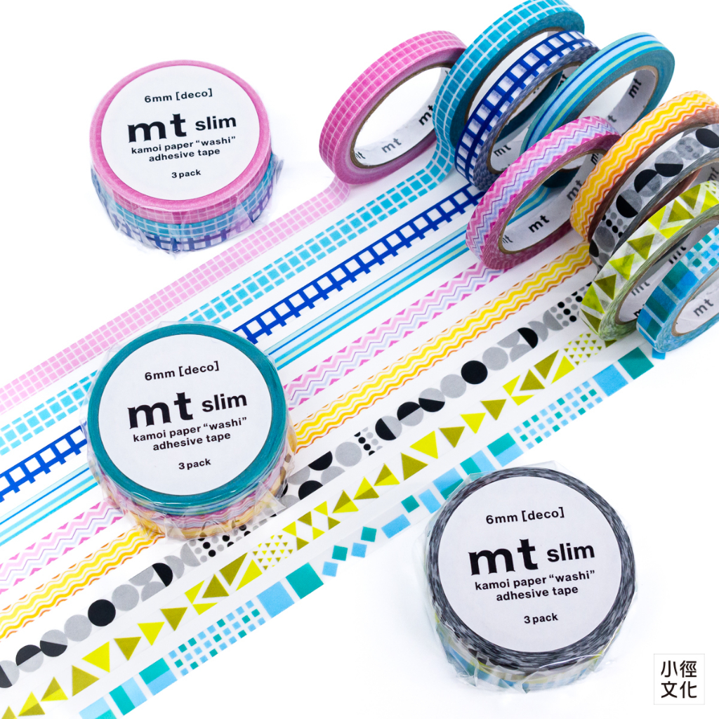 mt和紙膠帶 2023夏季新款 slim系列 6mm三捲入 ( MTSLIM26 ~ MTSLIM31 )