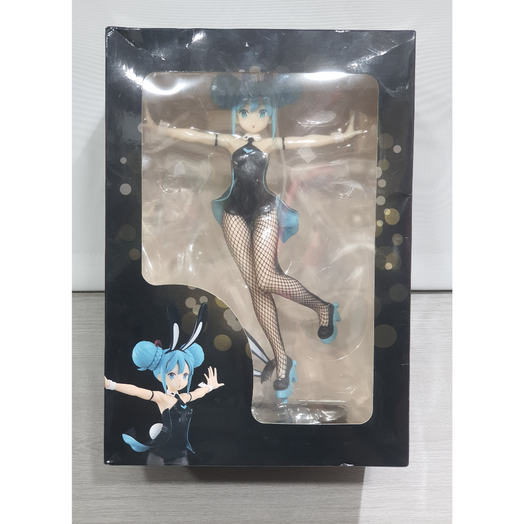 台灣現貨 初音未來 Bunnies 黑衣 兔女郎 黑色 包包頭 初音 Miku 景品 公仔 美少女 性感 巨無霸 港版