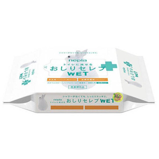 【JPGO】日本製 王子製紙 Nepia WET 臀部.全身可用 濕式衛生紙~補充包 60枚