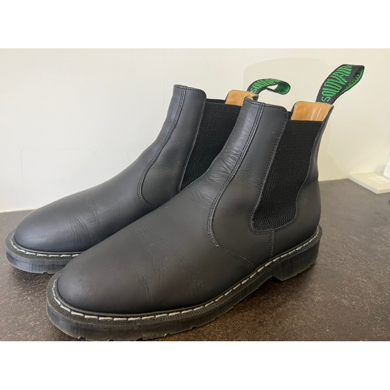 Solovair Black Greasy Dealer Boots (Chelsea boots) 切爾西靴