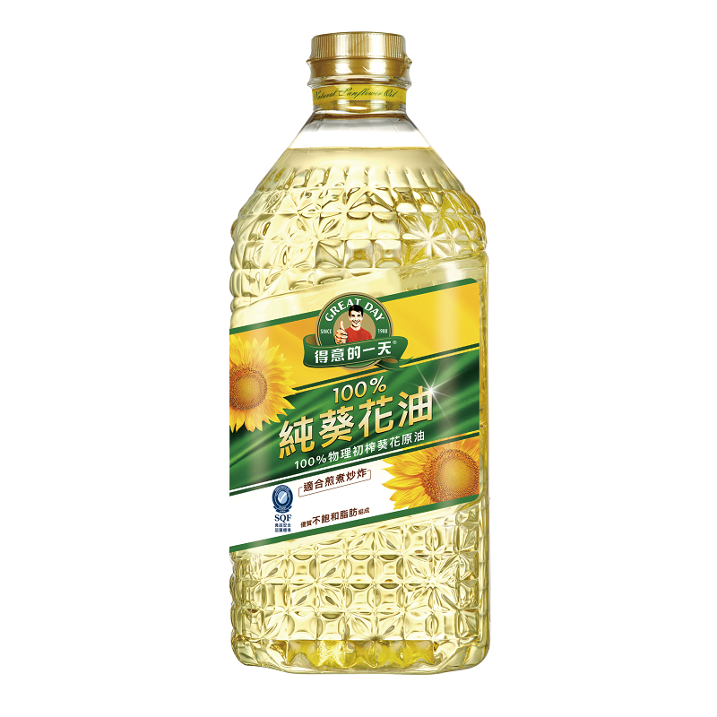 得意的一天100％葵花油[箱購] 2.4Lx 6Bottle瓶/箱【家樂福】