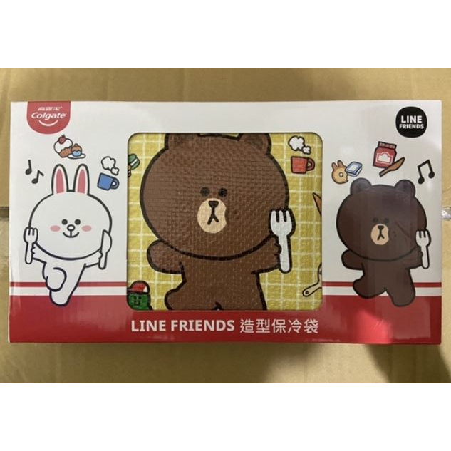 Line friends 造型保冷袋 黃色 全新 高露潔 大容量 最後一個