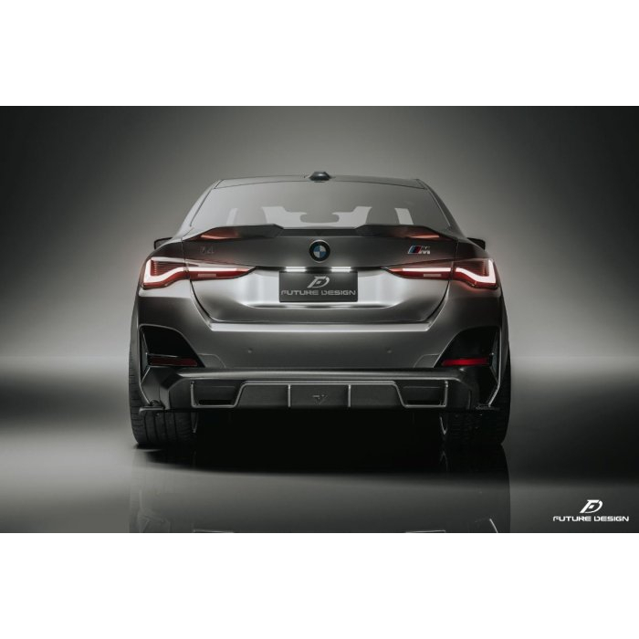 【Future_Design】BMW I4 FD 品牌 V2 高品質 碳纖維 卡夢 CARBON 後下巴 現貨