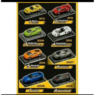 【 現貨 絶版品 】 7-11 義大利 藍寶堅尼 經典模型車 Lamborghini