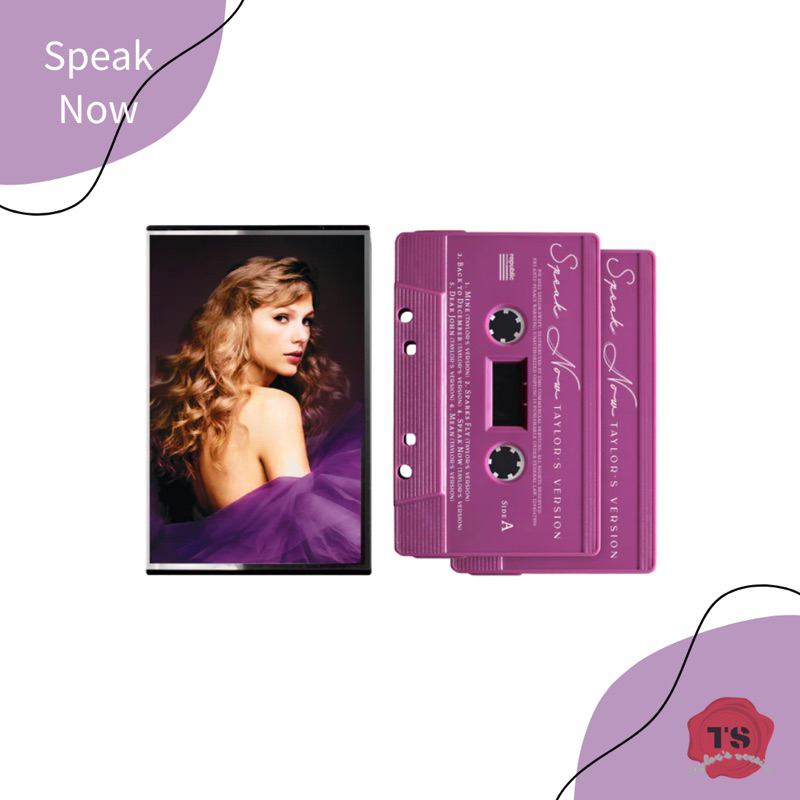 (現貨）Taylor Swift Speak now Taylor’s version 泰勒絲重錄版愛的告白卡帶