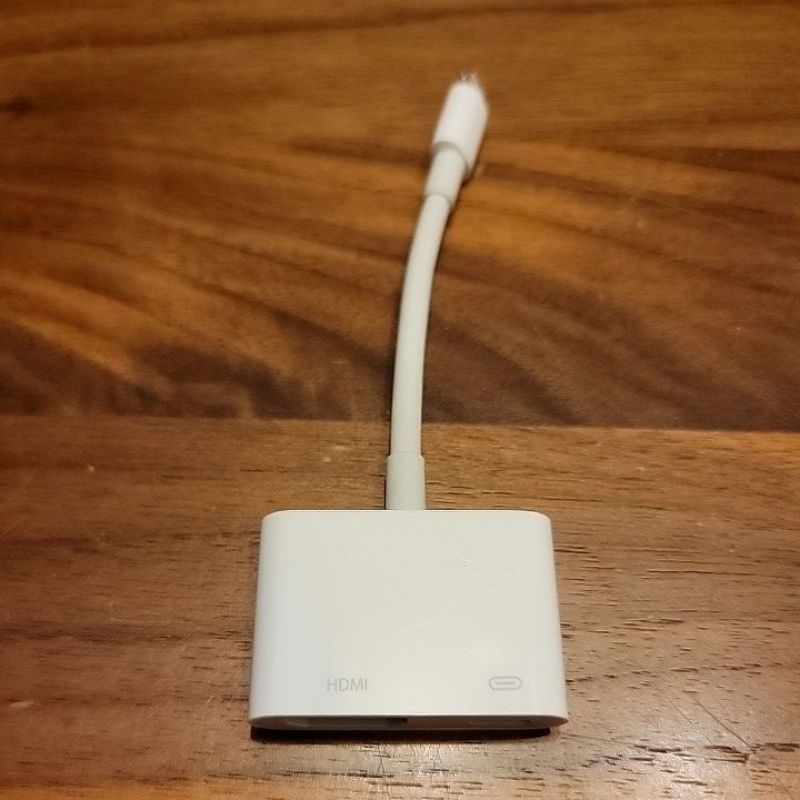 [二手現貨, 特價優惠] Apple 原廠 Lightning 數位AV轉接器 裸裝