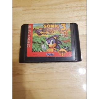 SEGA卡帶遊戲Sonic 3 音速小子，復古遊戲卡帶 SEGA主機專用 絕版品