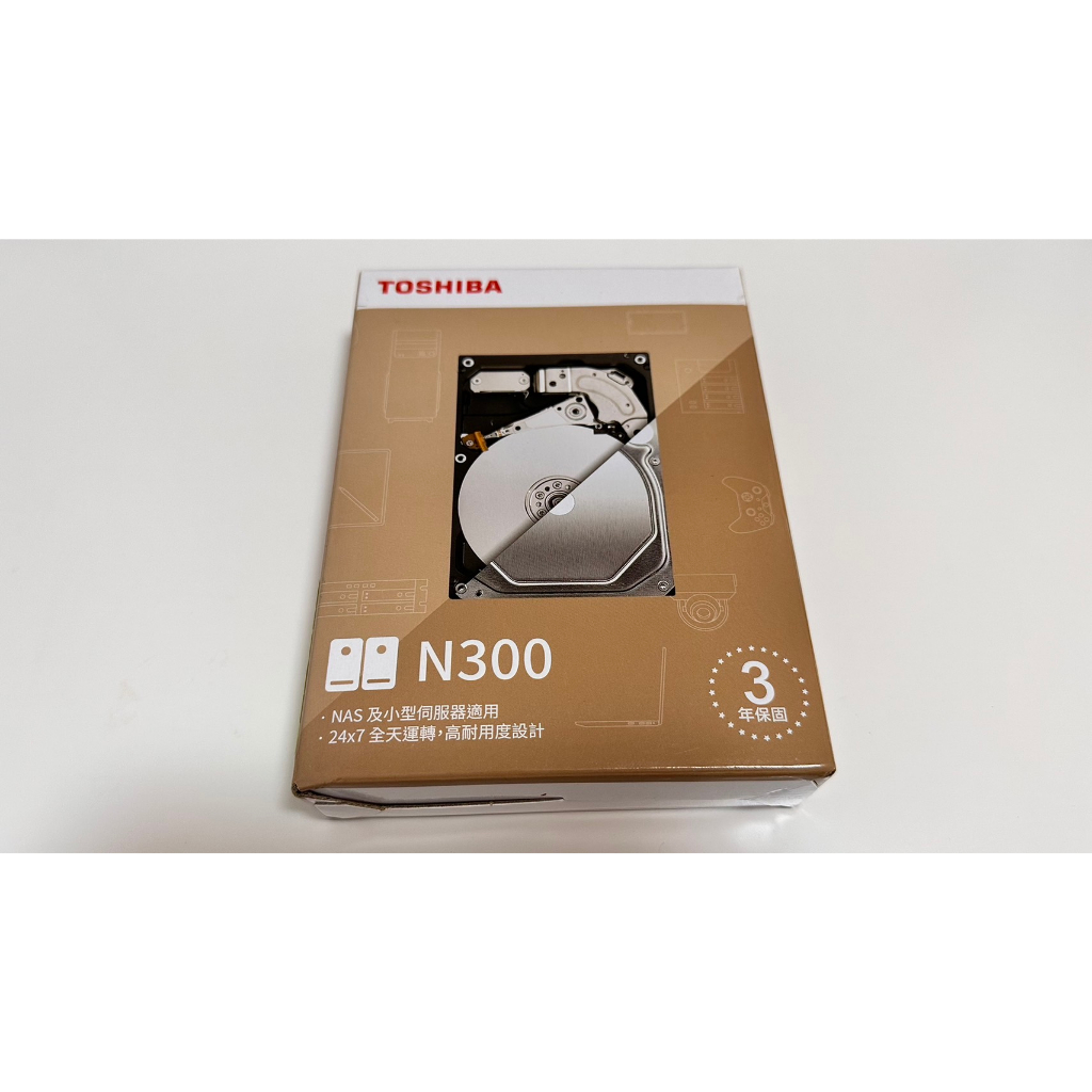 全新Toshiba_N300 NAS碟_4TB 3.5吋NAS硬碟(HDWQ140UZSVA)