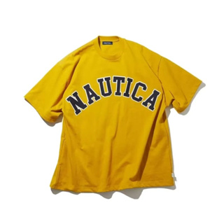 NAUTICA Arch Logo S/S Tee 黃色 經典字體 短袖 男女款 NTC-38 [現貨]