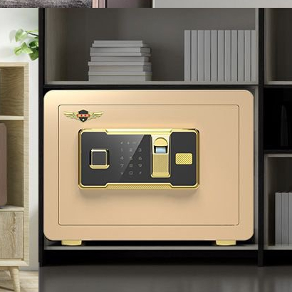 工廠現貨 免運 含發票 保險櫃 傢用小型 帶鎖入墻 指紋密碼箱 防盜保險箱 傢用 辦公室 密碼櫃 小金庫