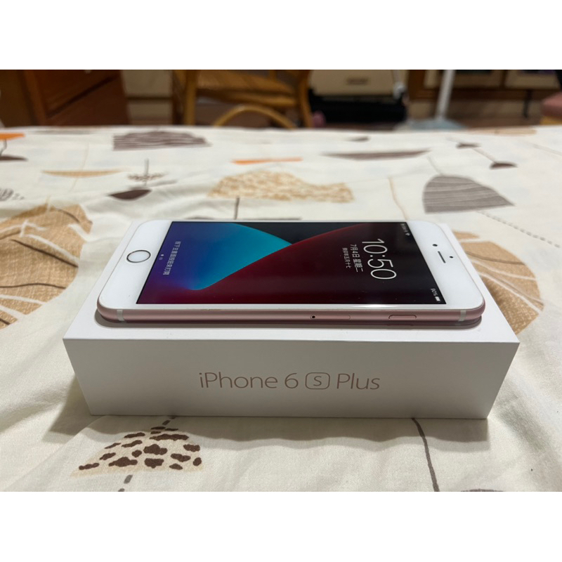 apple iphone6s plus 玫瑰金32G 二手9成新 機況佳 原廠盒裝（無配件）