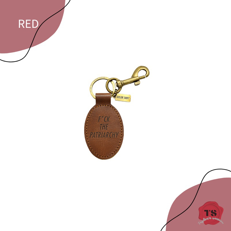 （現貨）Taylor swift red key chain 泰勒絲紅色專輯鑰匙扣