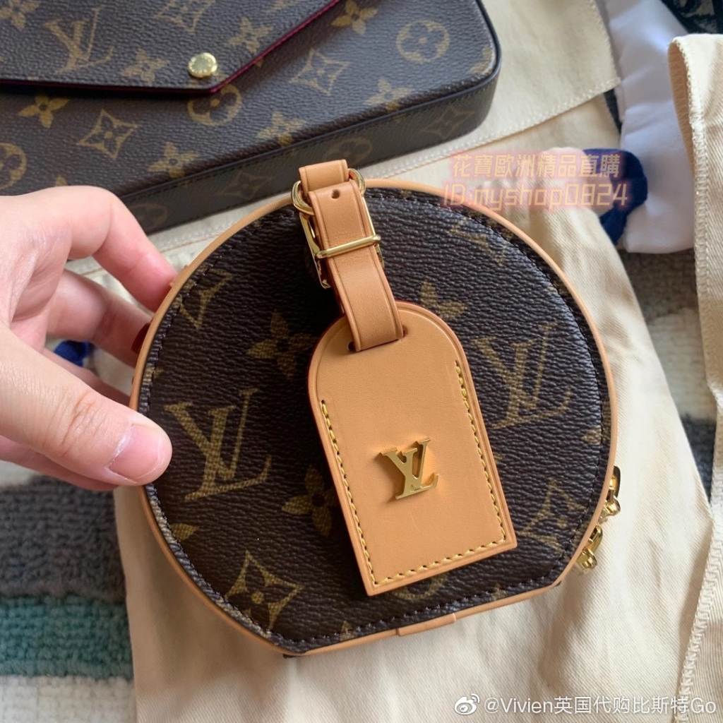 精品直購 Louis Vuitton LV小圓餅M44699 側背包 老花