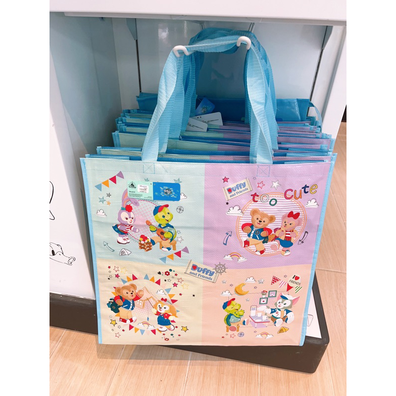 現貨在台☀️ 香港 迪士尼樂園 新品購物袋 七寶 達菲 雪莉玫 史黛拉 玲娜貝爾 畫家貓 袋子