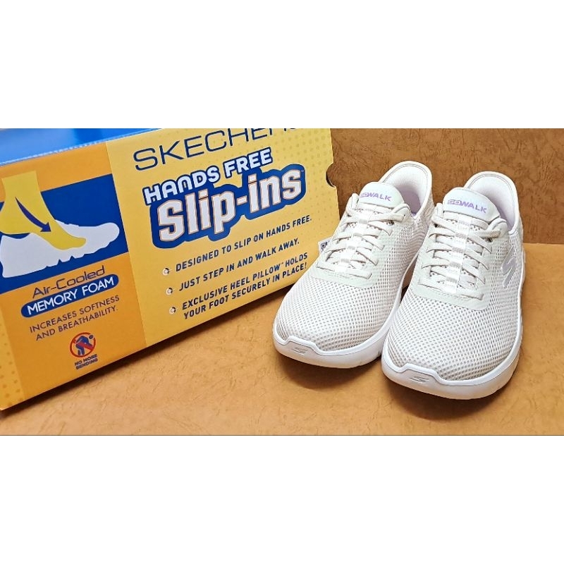 ✩Pair✩ SKECHERS 女休閒走路鞋 GO WALK FLEX 瞬滑科技 124975W/OFWT 免綁帶 寬楦