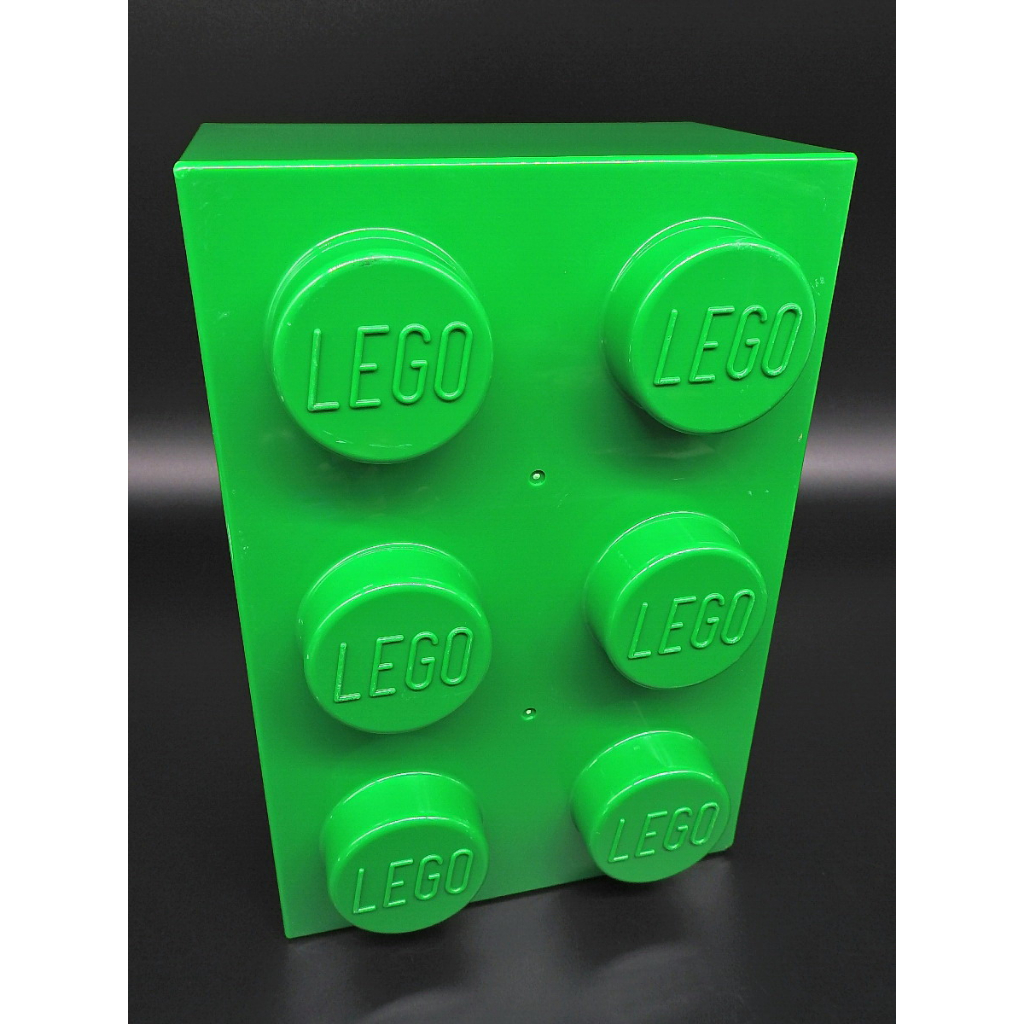 十倍大 店頭 LEGO GIANT BRICK 2x3 樂高 綠色 磚塊 非賣品 10倍大 19吋人偶用 A59
