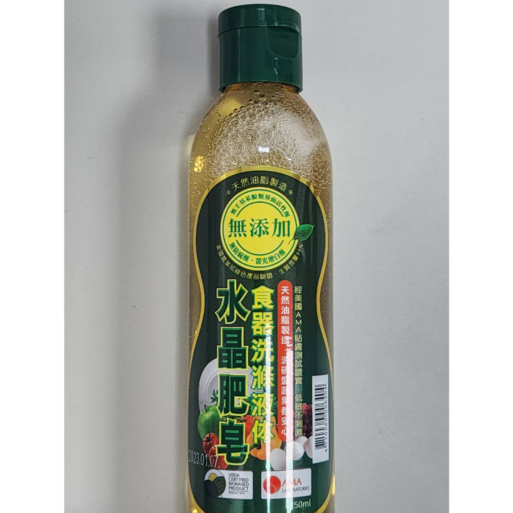 《哈屁喵股東》南僑水晶肥皂~食器洗滌液体~洗碗精~250ml/瓶~2023年~華通股東會紀念品