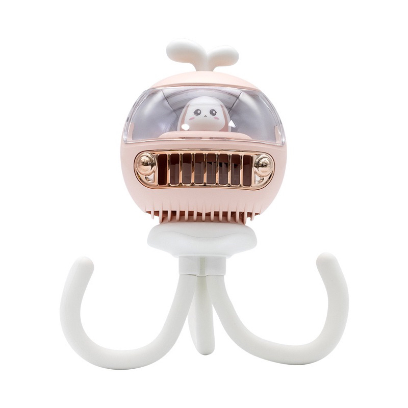 太空艙八爪風扇 八爪魚風扇 嬰兒車風扇 嬰兒風扇 手持風扇 USB風扇 手機支架