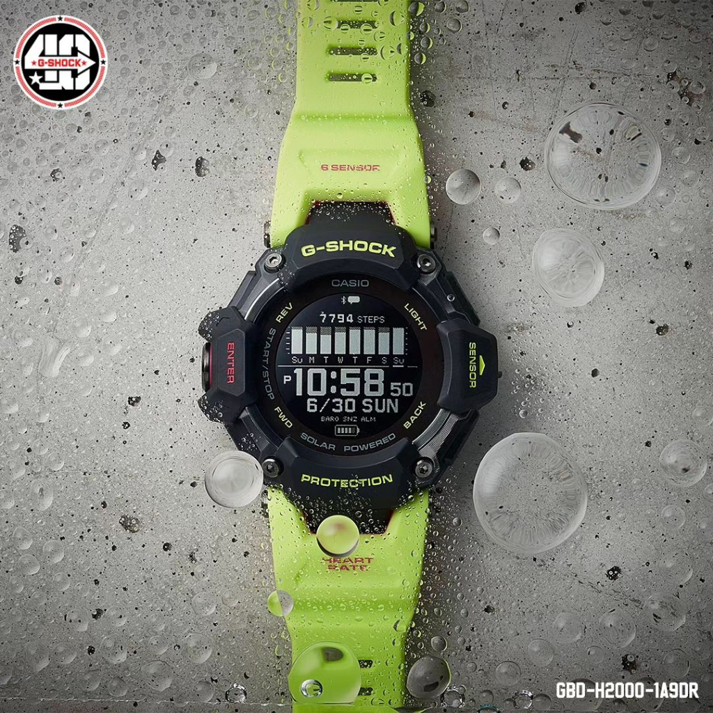 CASIO卡西歐 G-SHOCK 心率偵測 GPS功能   運動系列 GBD-H2000-1A9