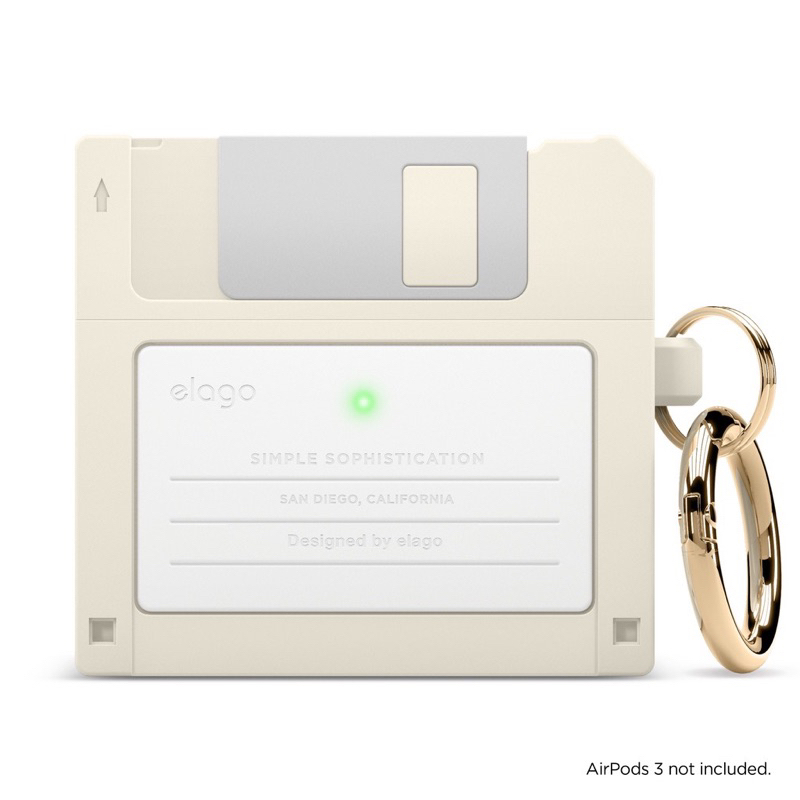 [elago] 現貨3.5磁碟片Floppy Disk Airpods 3 軟盤保護殼（適用於 Airpods3)