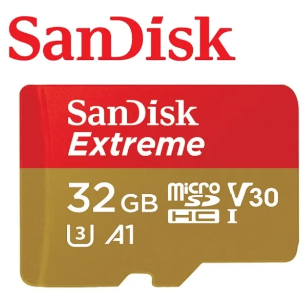 SANDISK 32G EXTREME microSD記憶卡 32GB 含轉卡 記憶卡