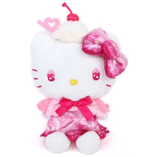 Hello Kitty 絨毛玩偶娃娃 擺飾 絨毛玩偶娃娃 蘇打汽水系列