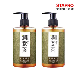 茶寶Teapower潤覺茶/金萃植潤沐浴露/金萃植潤沐浴露/花香調/350ml/2入｜史泰博