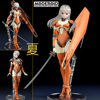 《夏本舖》日版 GSC MODEROID ARIEL C裝備 巨乳 機器人 武器 武士刀 盾牌 辮子 組裝 模型 可動