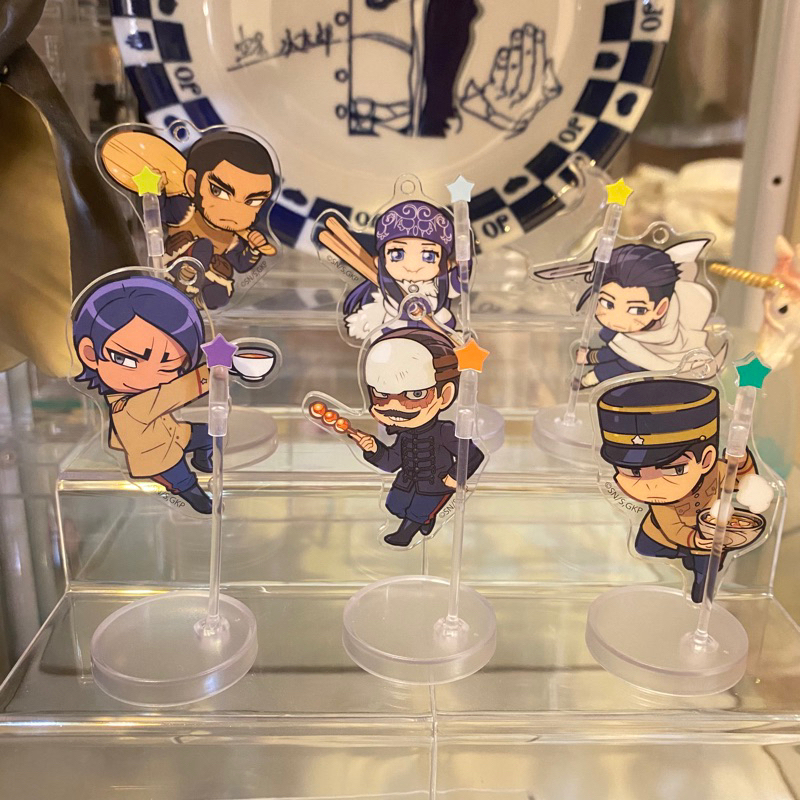 黃金神威 扭蛋 月島軍曹 月島基 谷垣源次郎 立牌吊飾 請看描述