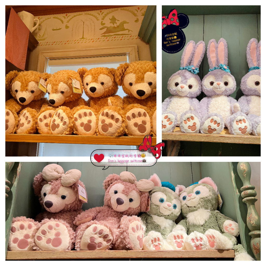 東京海洋迪士尼預購🐻達菲熊❤雪莉玫❤史黛拉❤傑拉托尼🐻M號-娃娃、玩偶、絨毛玩具