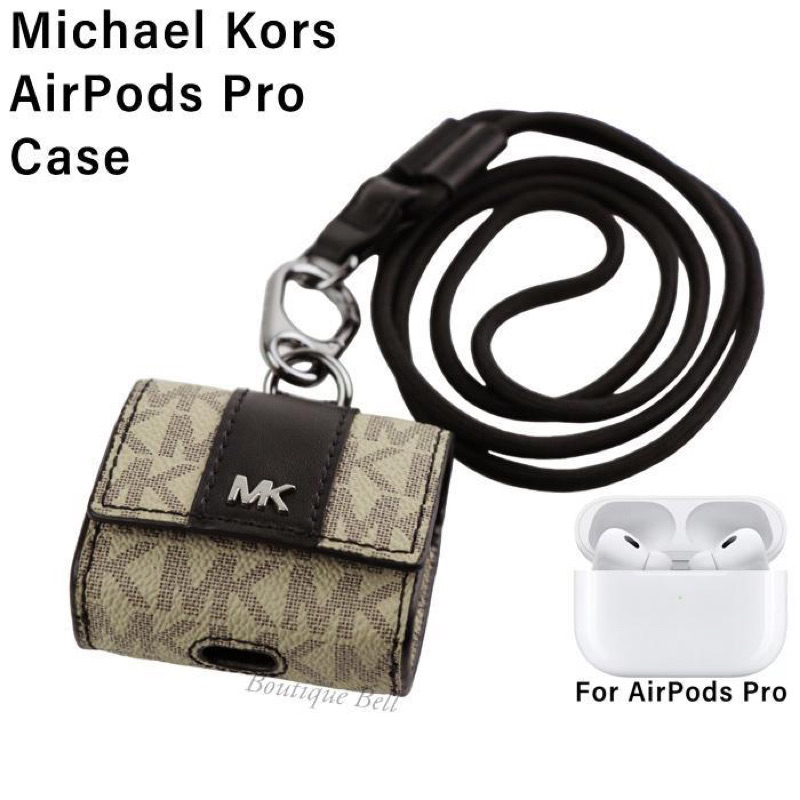 全新真品 現貨在台 Michael Kors Hudson AirPods Pro® 老花logo保護套禮盒
