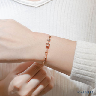 《Porabella》925純銀小蠻腰手鍊 輕奢設計感手環 玫瑰金/白金兩色 Bracelets