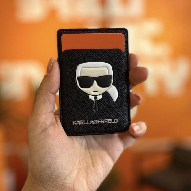 ✴Sparkle歐美精品✴ Karl Lagerfeld卡爾iPhone 12/13專用MagSafe磁吸手機卡夾 預購