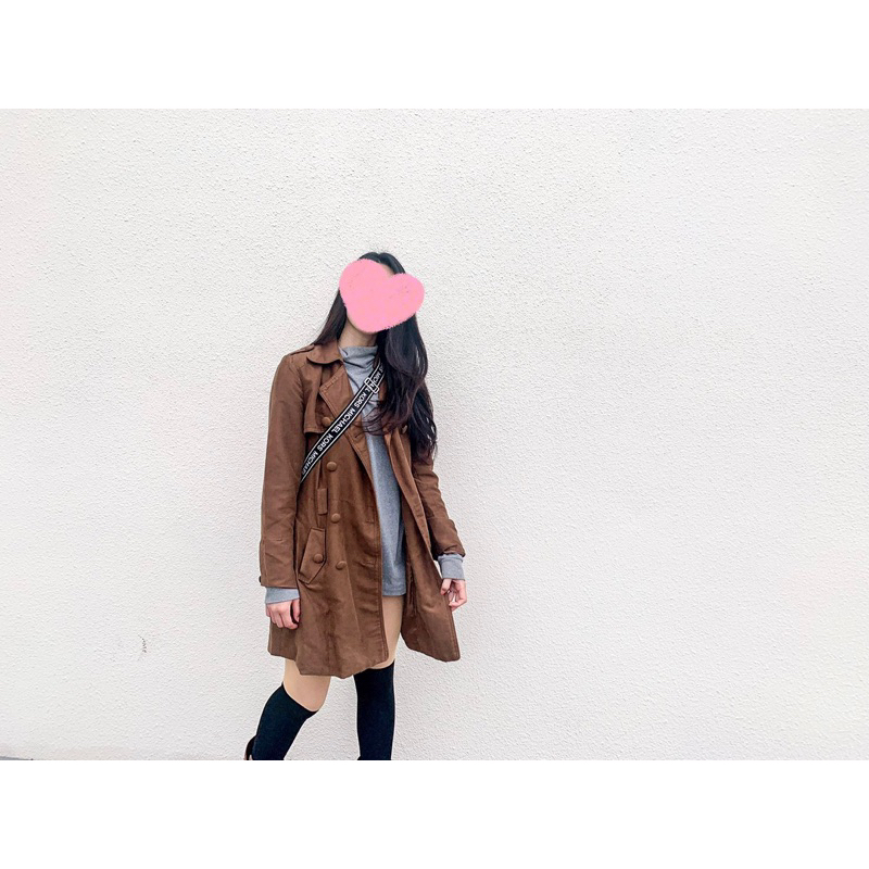 冬季大衣🧥 咖啡色大衣外套