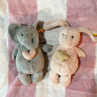 STEIFF 嬰幼兒音樂鈴 安撫娃娃 兔子/大象 Ellie Elephant 原價2200