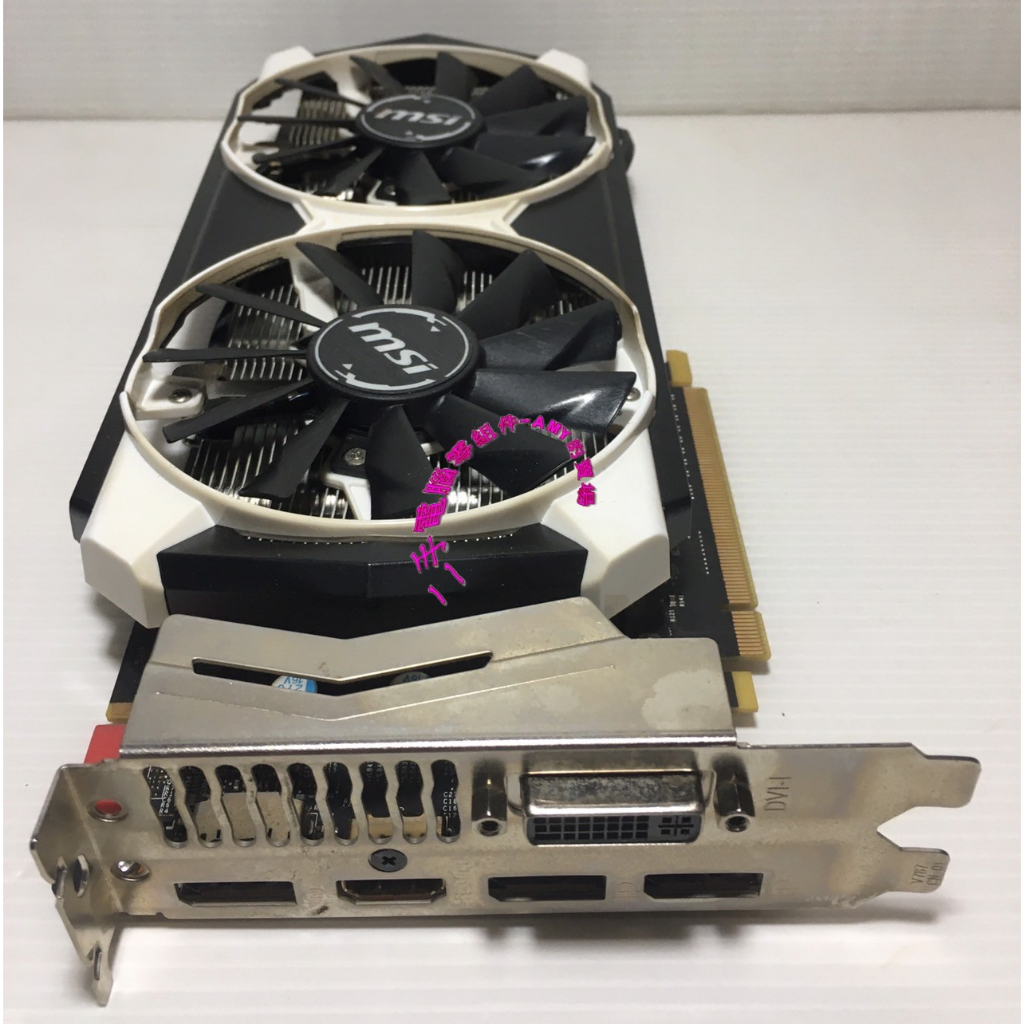 《GTX960 4G》微星GTX 960 4GD5T OC；顯示卡(8PIN電源)