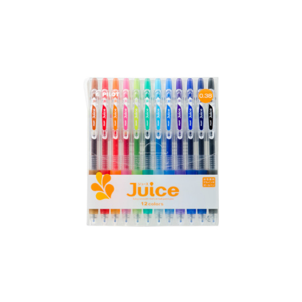 (限量活動)百樂 Juice果汁筆0.38 12色組(買一組送一支0.5黑色果汁筆)