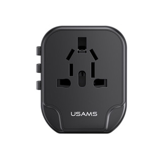 萬國插頭旅行充電器 雙USB 電源適配器插座轉換器 適用美規/中規/歐規/英規/澳規USAMS