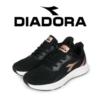 DIADORA 女 輕量透氣 耐磨止滑 專業慢跑鞋 DA 1675 [ 59 ] 黑玫瑰金
