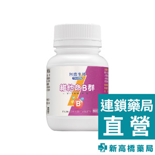 TAIYEN 臺鹽生技 維他命B膜衣錠 30錠【新高橋藥局】