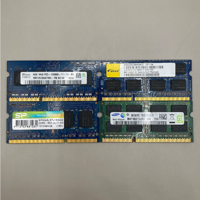 筆電記憶體 - DDR3/DDR3L - 1600 - 4G PC3 12800S 隨機出貨- r3