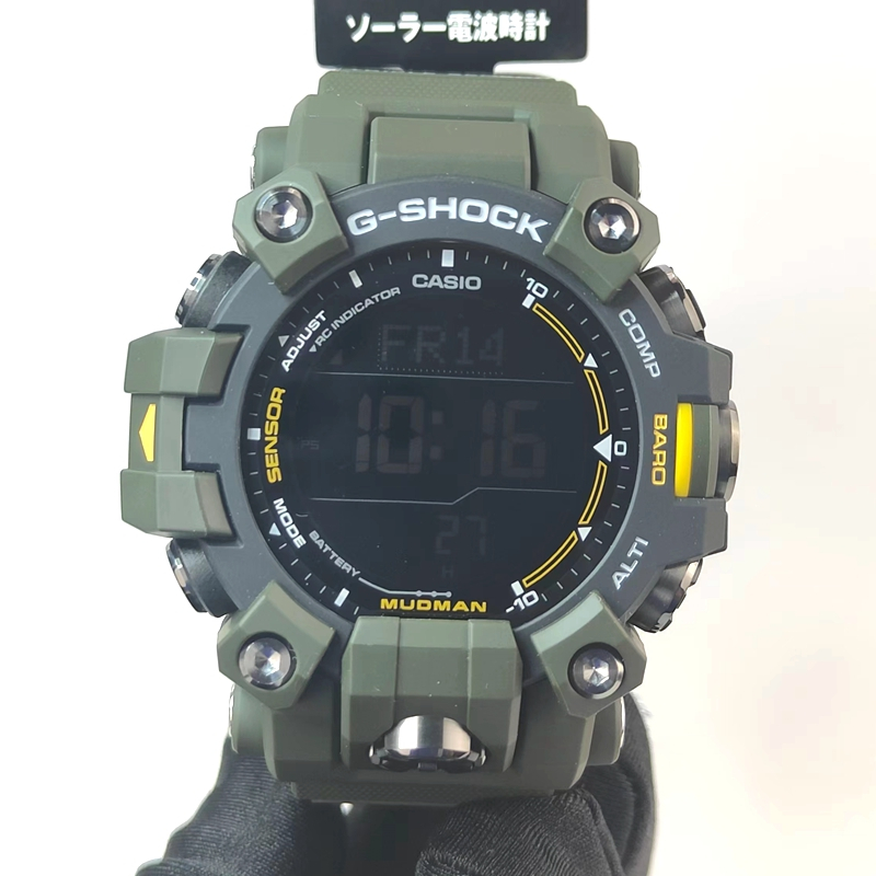 Casio卡西歐 G-shock系列太陽能電波三防戶外多功能測量液晶顯示運動男錶GW-9500-3