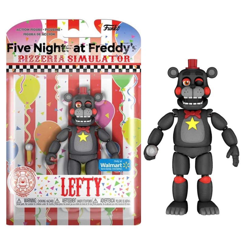 《現貨》美國沃爾瑪限定Funko Five Nights At Freddy's佛萊迪五夜驚魂可動Lefty披薩FNAF