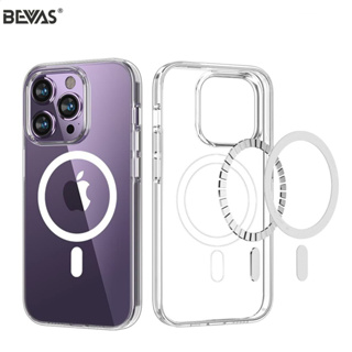 BEVAS 日本材料透明殼 iPhone 15/14/13 Pro Max Plus Magsafe 手機殼 保護殼