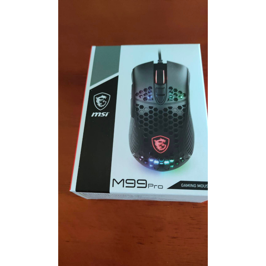 【MSI 微星】 M99 PRO RGB 電競有線鼠 (全新品)