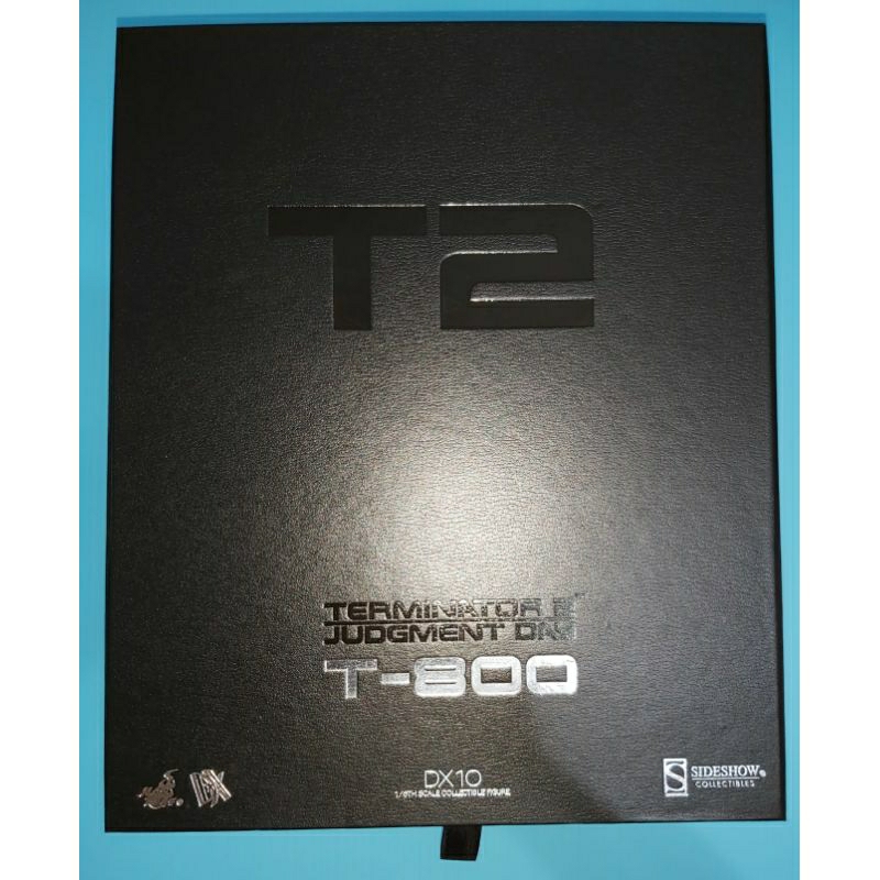 HOT TOYS DX10  魔鬼終結者 戰損版 T800 阿諾 單售 外盒 收藏盒