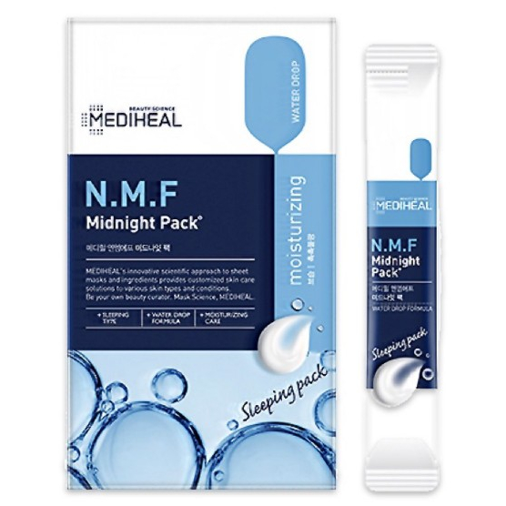 【MEDIHEAL】MEDIHEAL 美迪惠爾 高效特強保濕導入晚安面膜 (16包*4ml 盒裝) 即期品2024.06